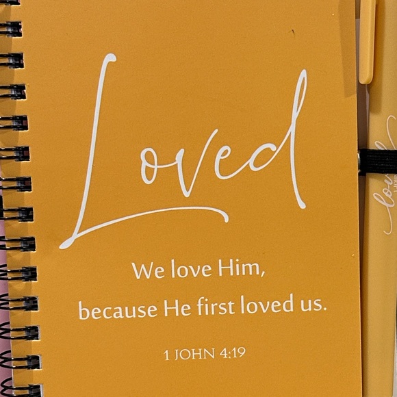 Bible Verse Notebook Trio & Pens  Loved - John Brave - Joshua Created - Genesis - Picture 12 of 13